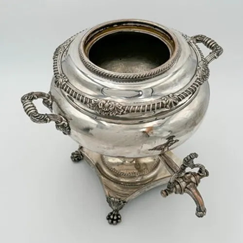 Elegant Late Victorian Silver-Plated Hot Water Urn / Samovar, Circa 1890