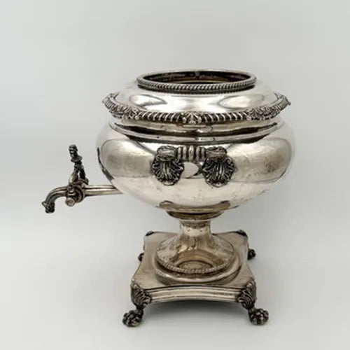 Elegant Late Victorian Silver-Plated Hot Water Urn / Samovar, Circa 1890