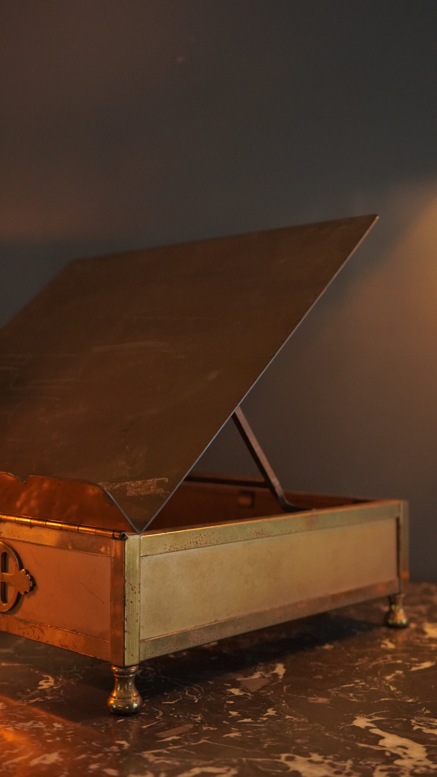 Antique Brass Adjustable Bible Book Stand