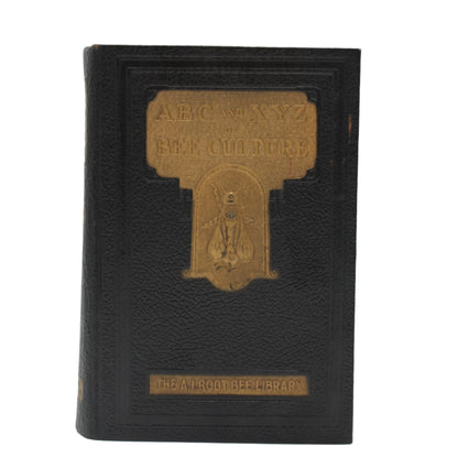 1948 "The ABC and XYZ of Bee Culture" Black Full Leather Book