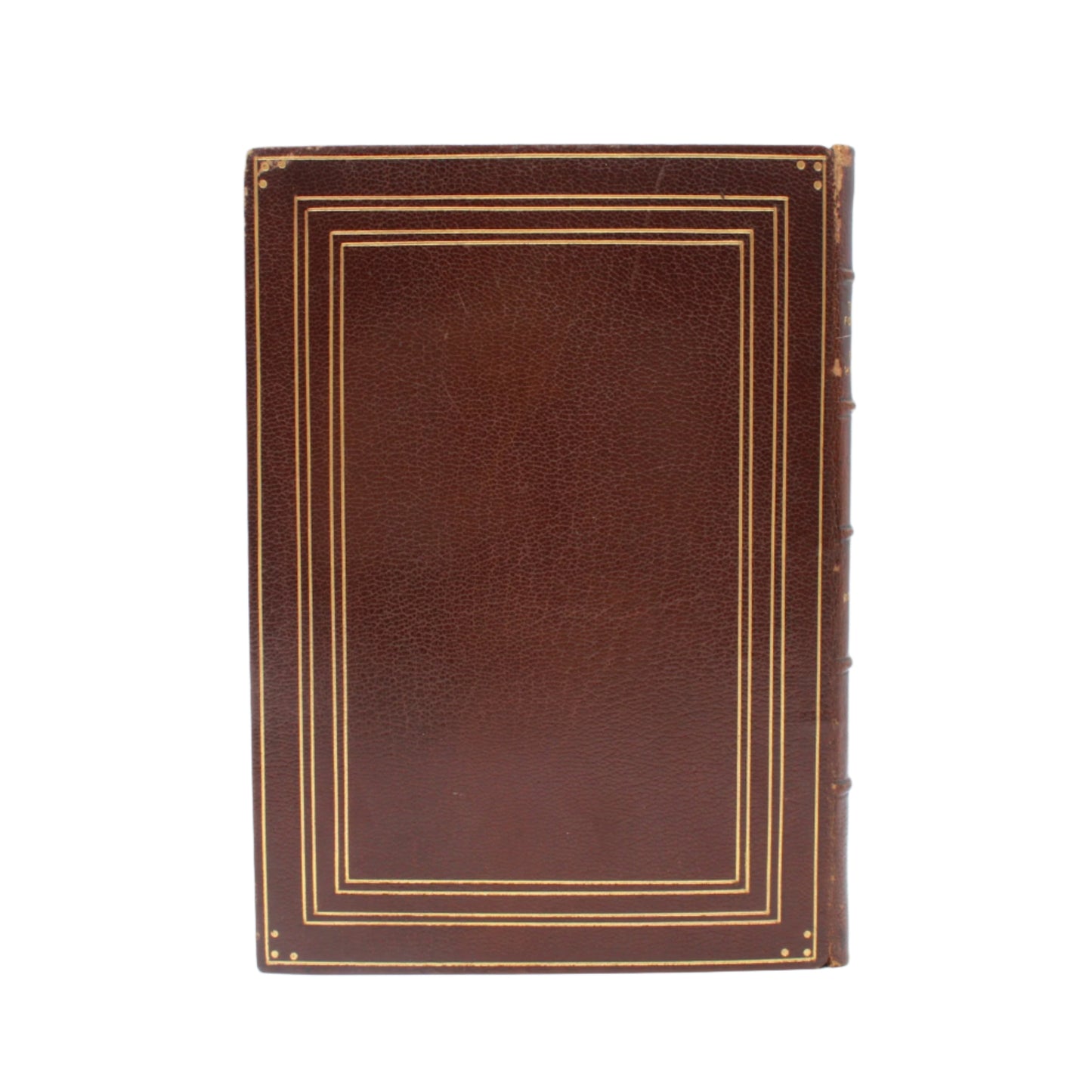 1923 "The Causes for the Loss of the Battle of Waterloo" Fine Binding, Full Leather Book