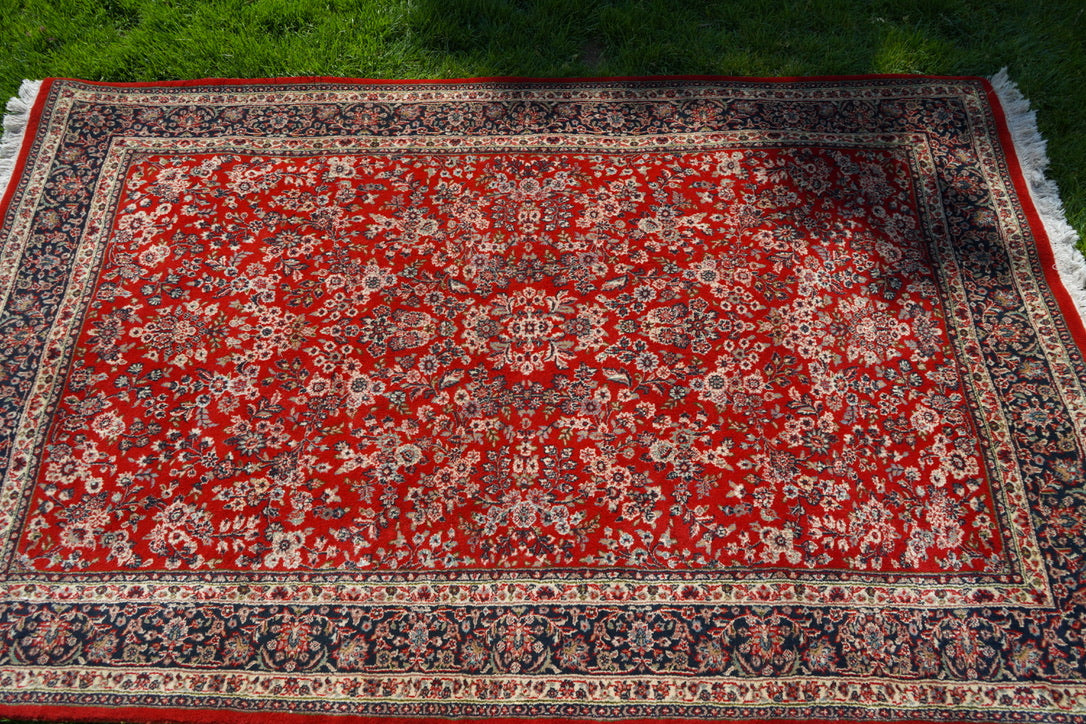 Vintage Persian Kashan-style Area Rug