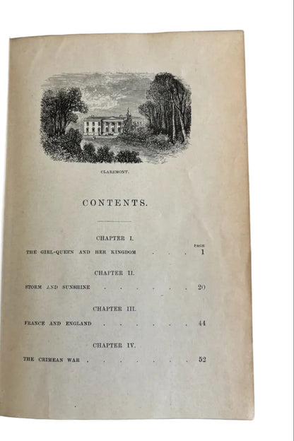 Antique Victorian History Book Great Britain and Her Queen 1897