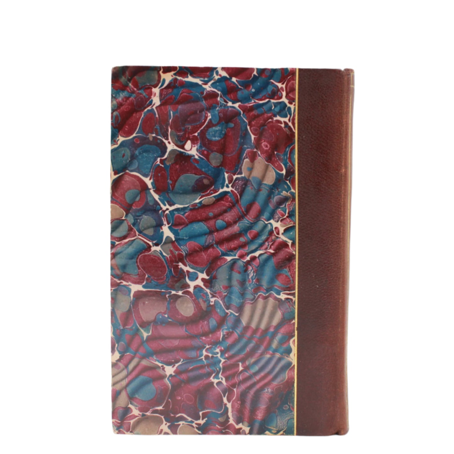 2 Vol. "Comédies et Proverbes" French Half Purple Leather Books