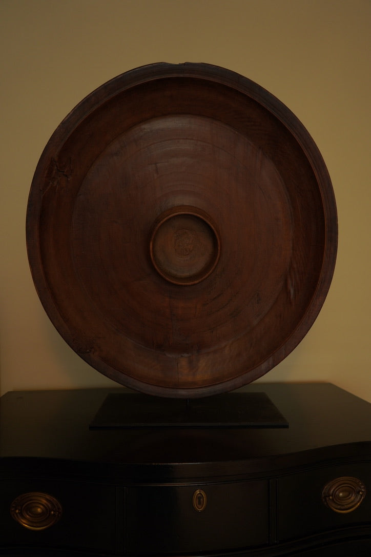 Antique English Carved Oak Sculptural Statement Piece