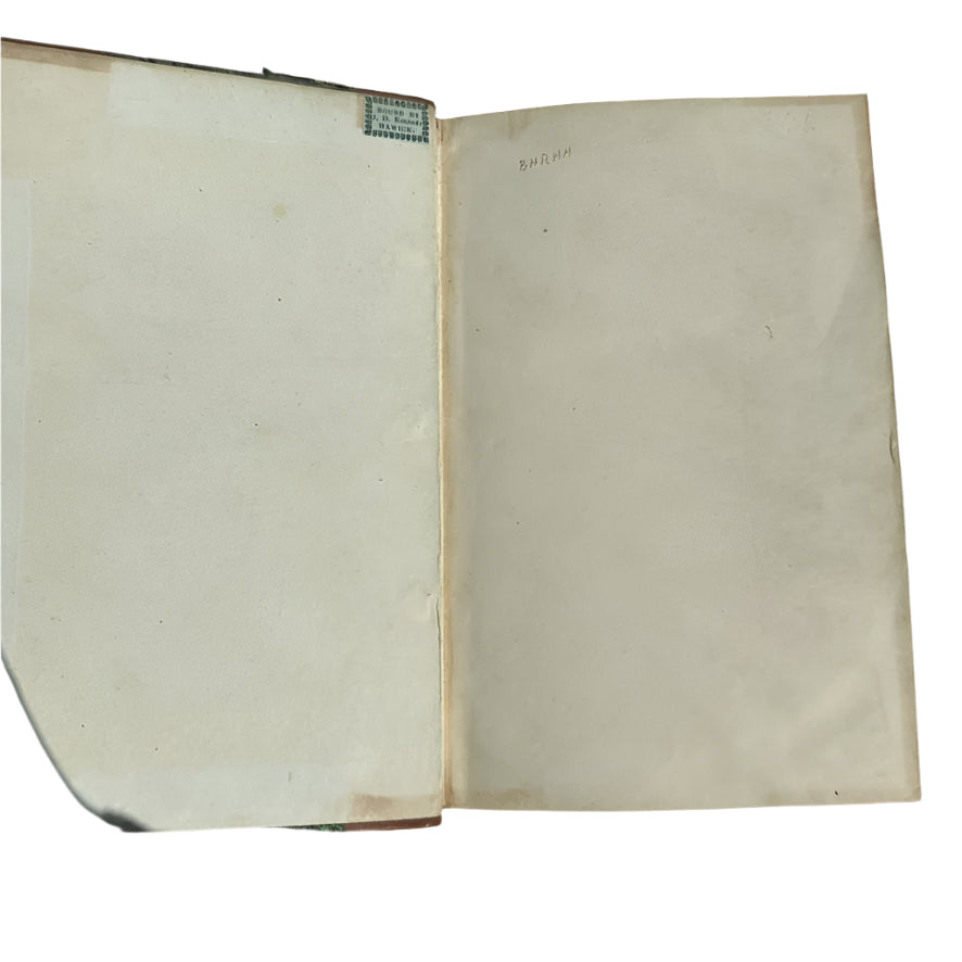 1846 "Brown’s Dictionary of The Holy Bible" Brown Half Leather Book