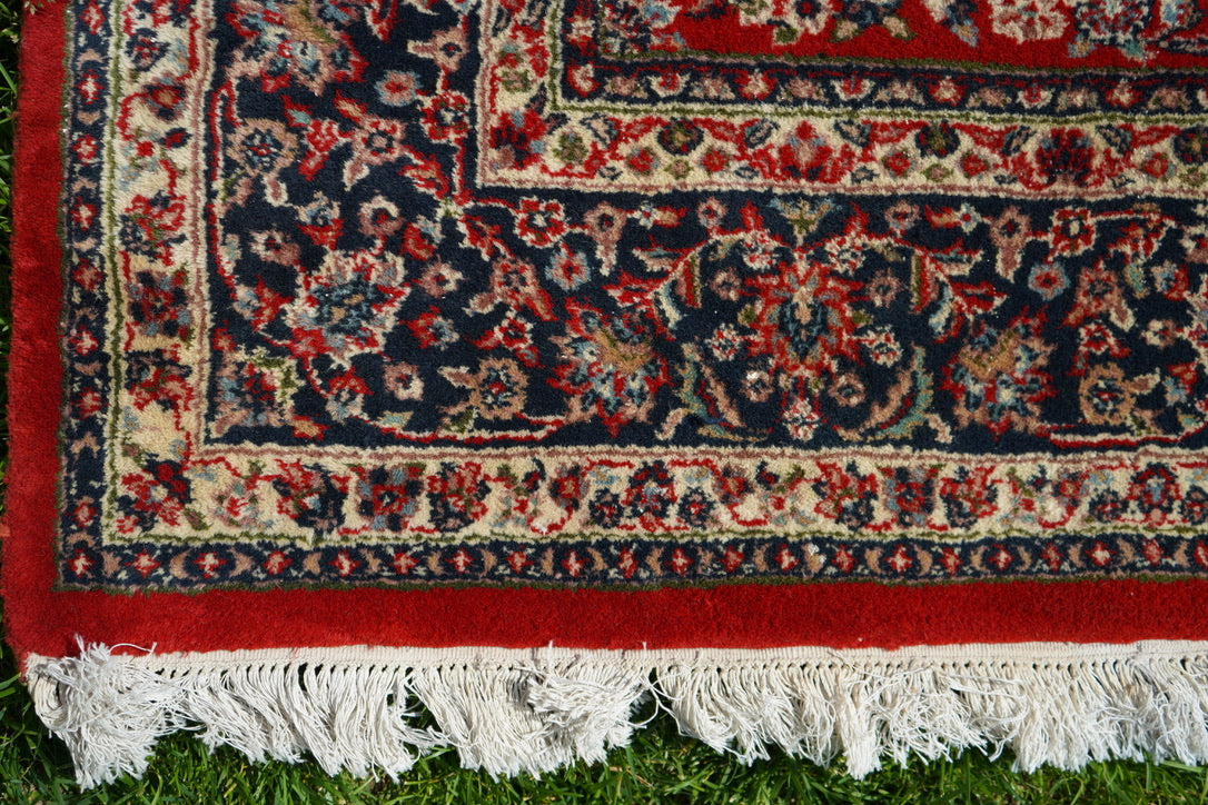 Vintage Persian Kashan-style Area Rug