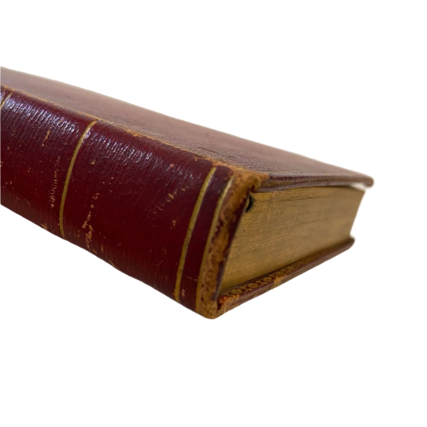 1834 "Scripture Biography" Religious Red Full Leather Book