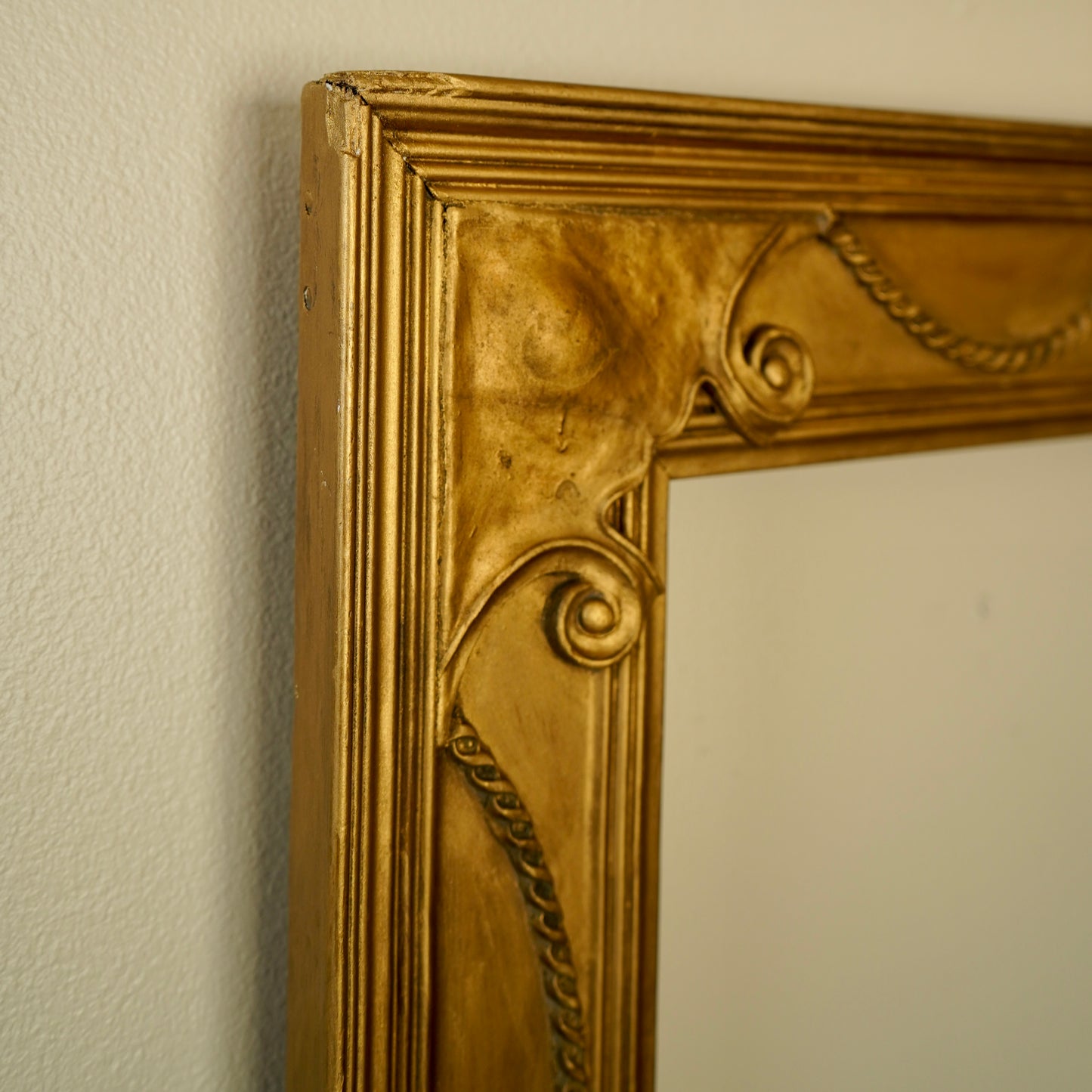 Antique French Gilt Picture Frame, Art Nouveau, Circa 1900