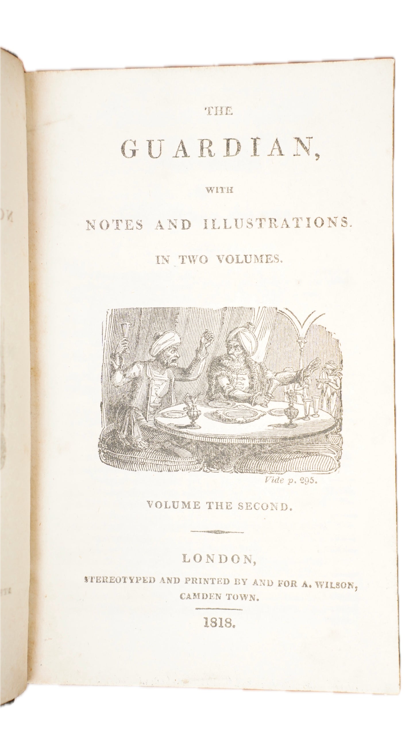 The Guardian Steele Addison 2 Volume Set 1818 Green Morocco