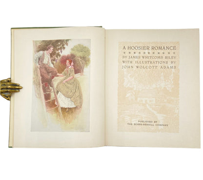 "A Hoosier Romance" Victorian Cloth Book