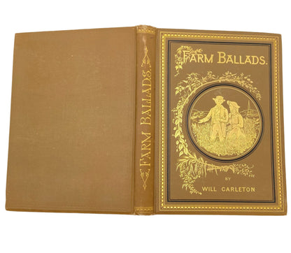 "Farm Ballads" Victorian Cloth Book