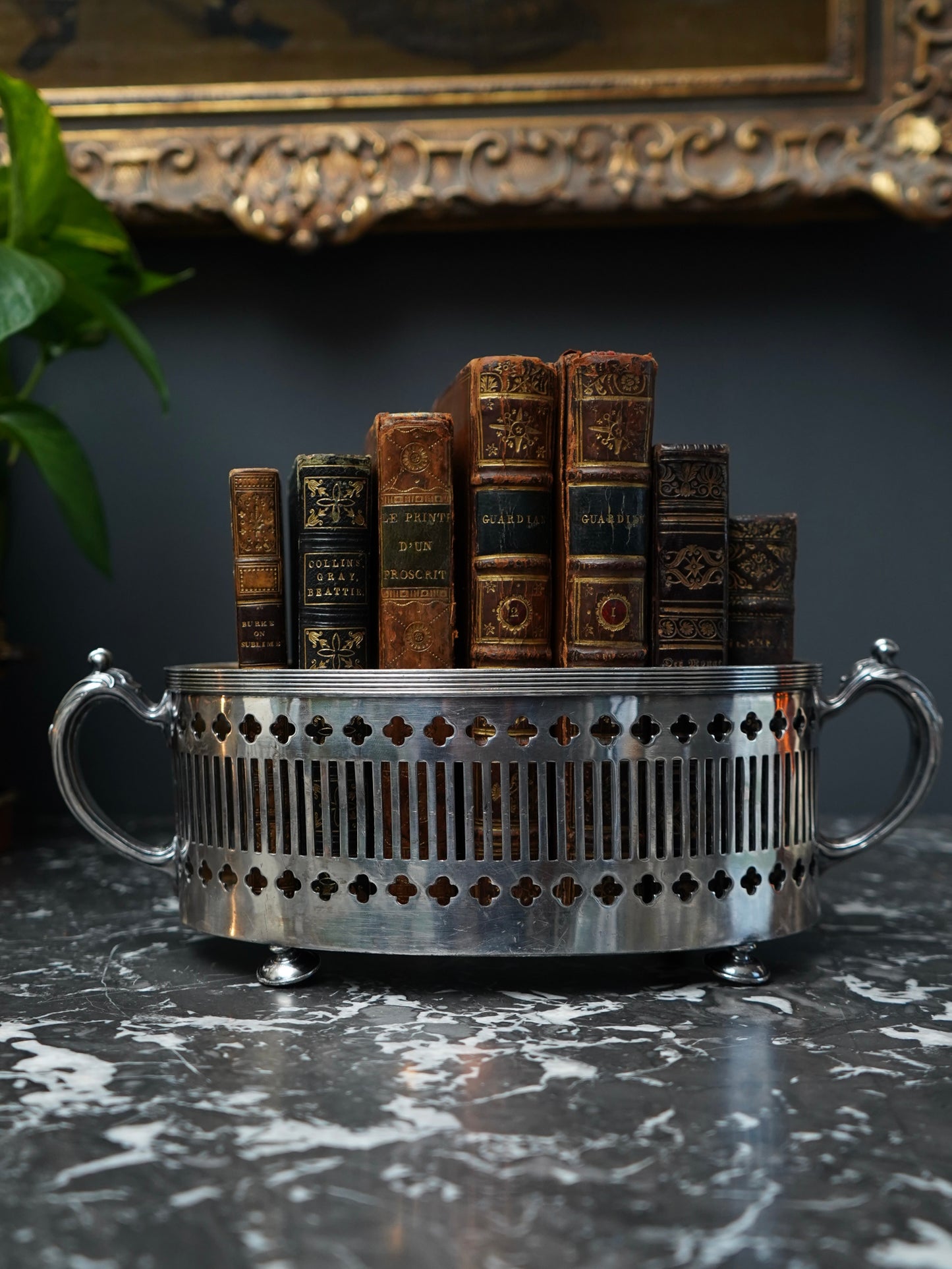 2 Volumes 1726 "The Guardian" Brown Full Leather Books