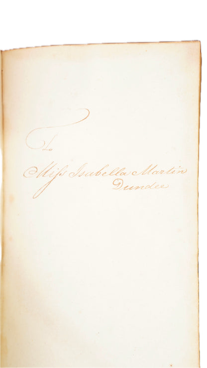 Antique 1822 Thomas Campbell Pleasures of Hope Full Calf Gilt Poetry