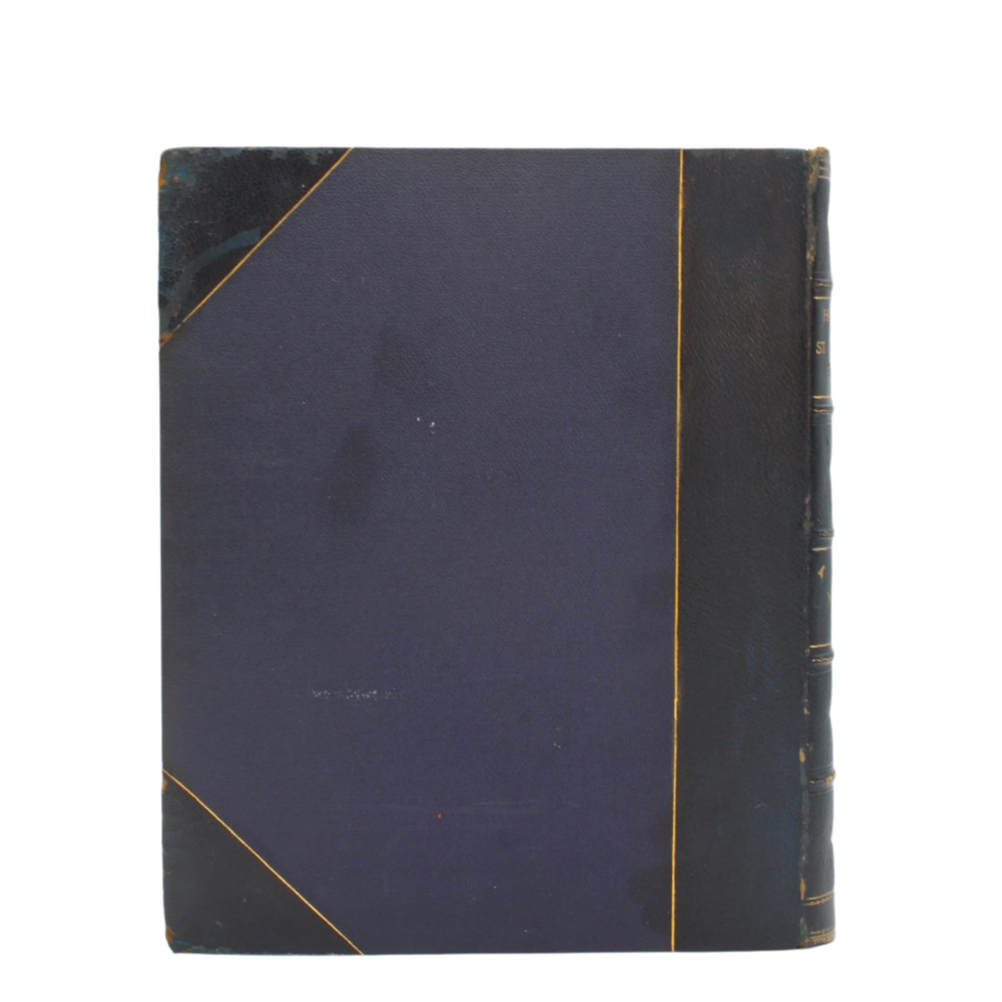 1805 "The History and Antiquities of the Abbey of St. Edmund’s Bury" Half Blue Leather Book