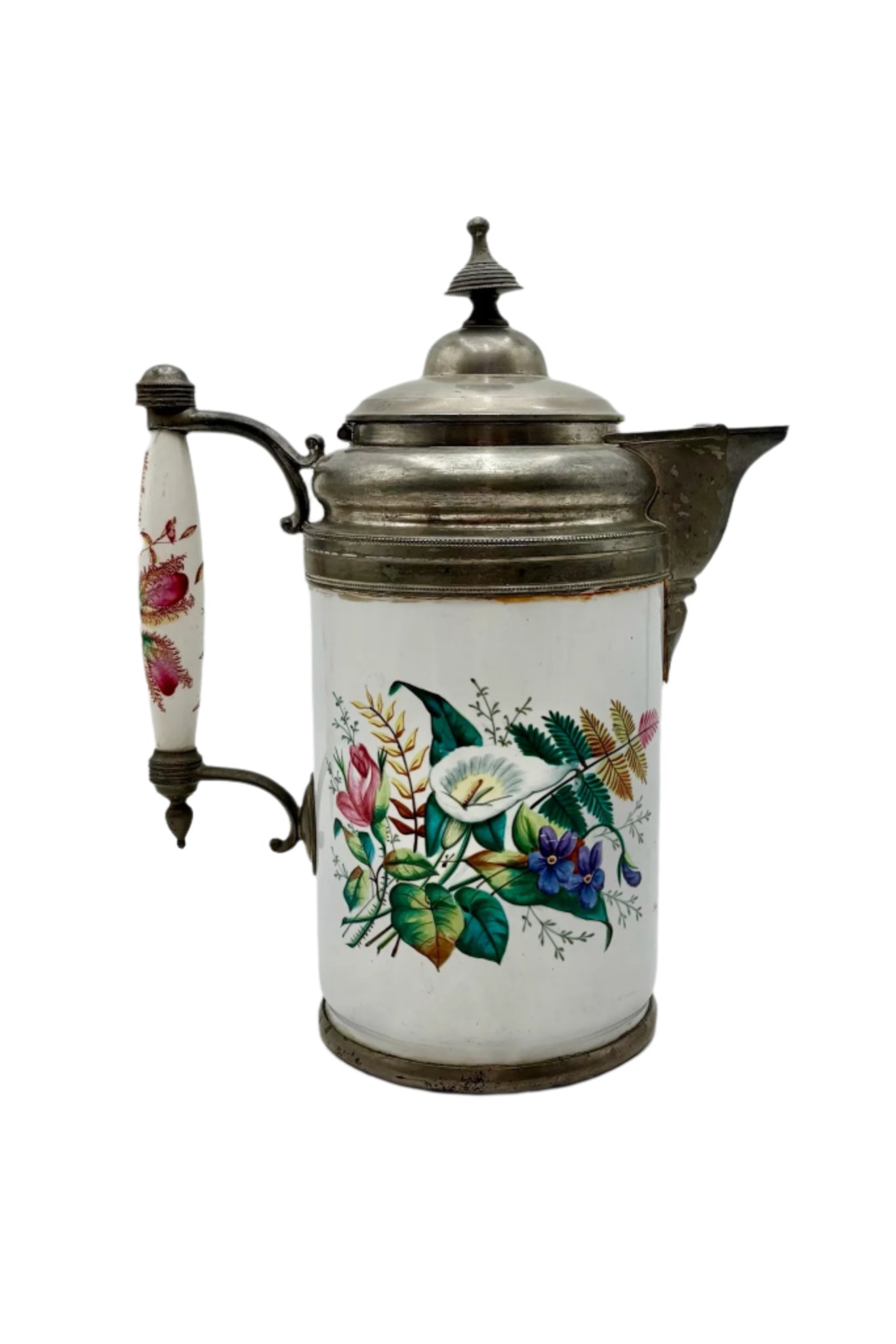 Victorian Porcelain Decorated Teapot