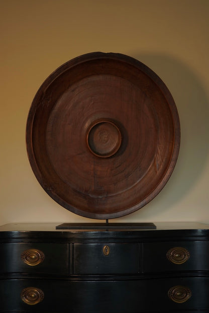 Antique English Carved Oak Sculptural Statement Piece