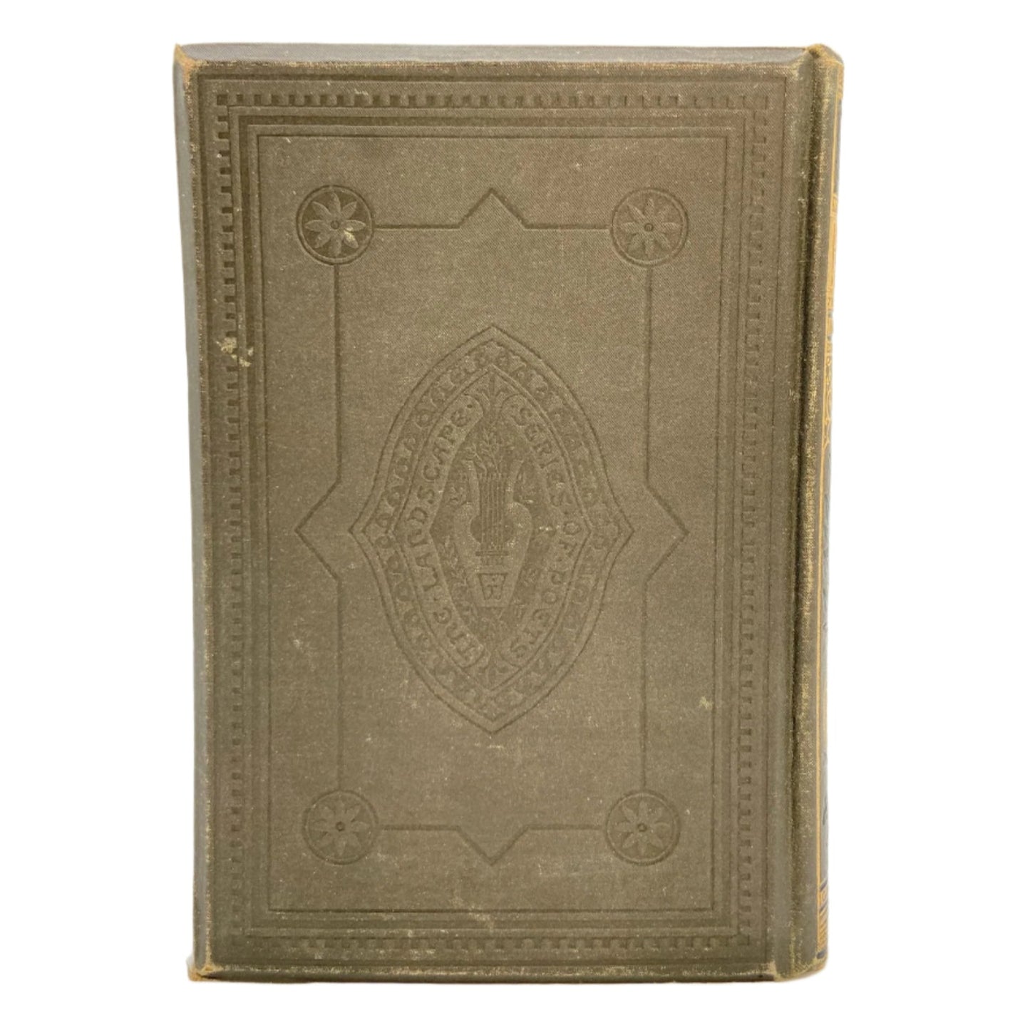 "The Poetical Works of Mrs. F. Hemans" Victorian Cloth Book