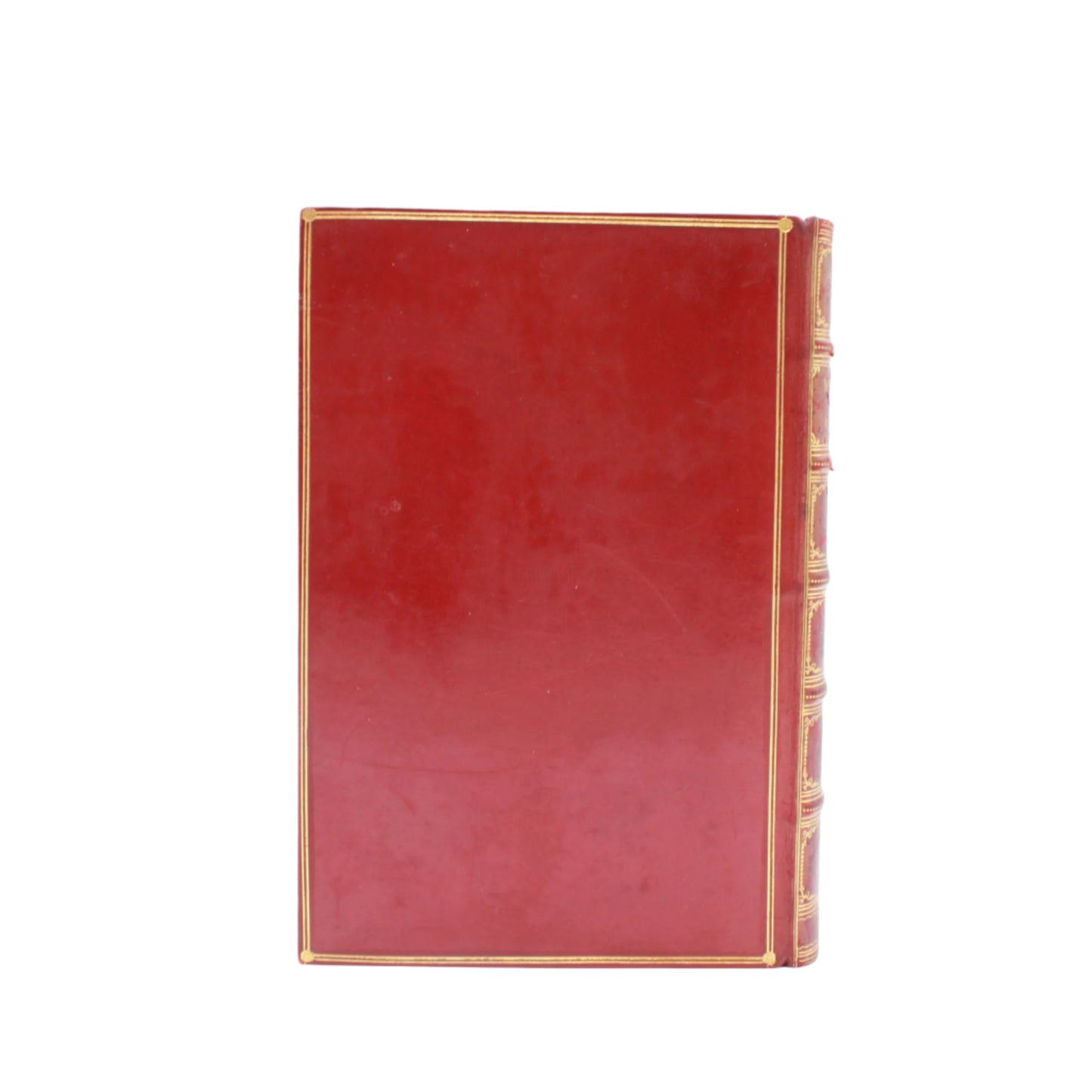 1907 "Lord Macaulay’s Essays and Lays of Ancient Rome" Red Full Leather Book