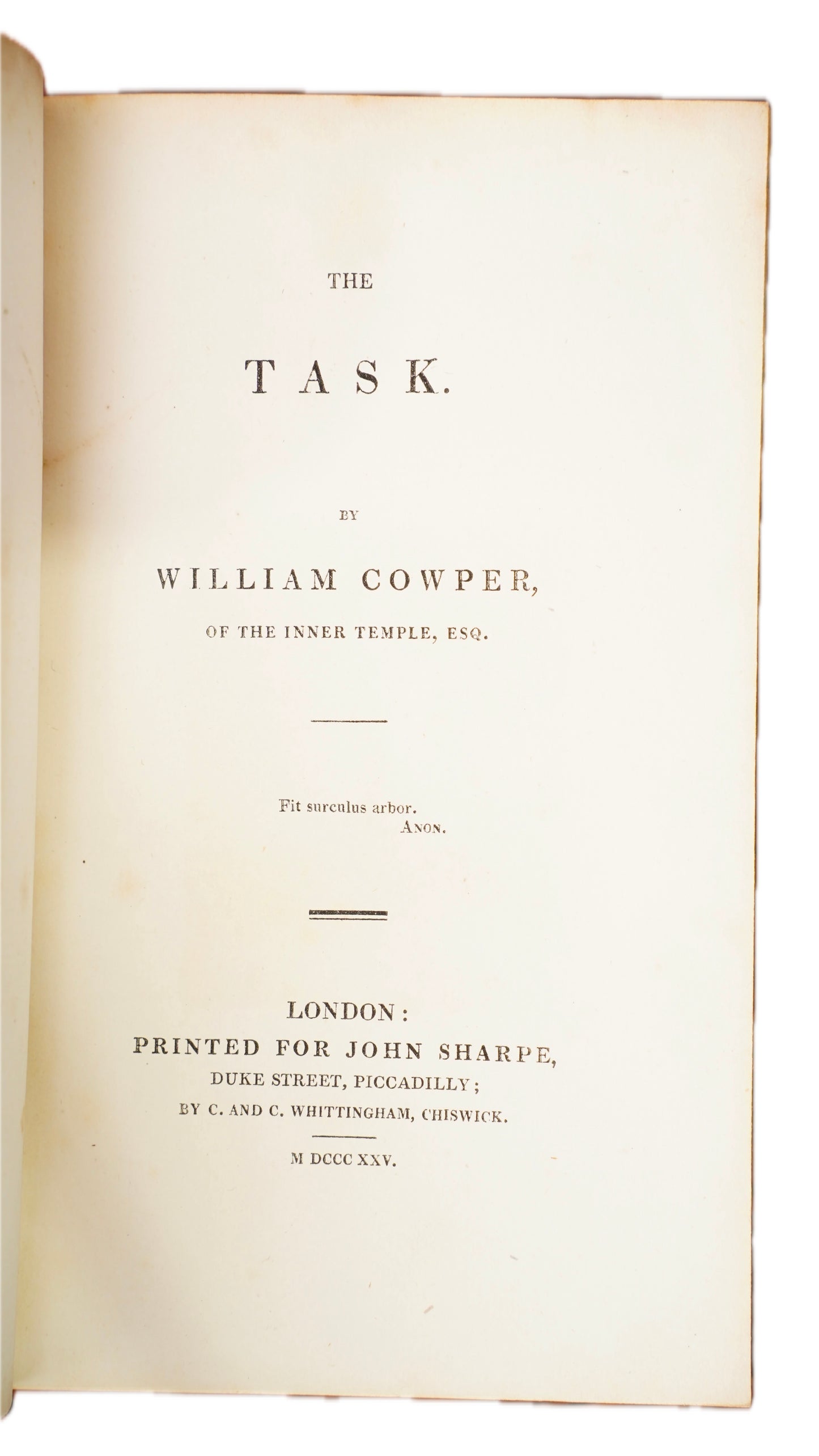 William Cowper Poems 3 Volumes John Sharpe 1825 Antique Calf Set