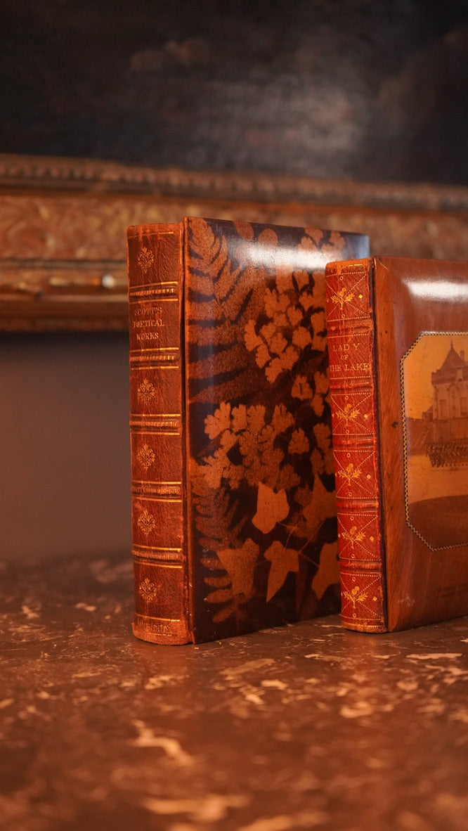 Mauchline Binding 1849 "The Poetical Works of Sir Walter Scott"