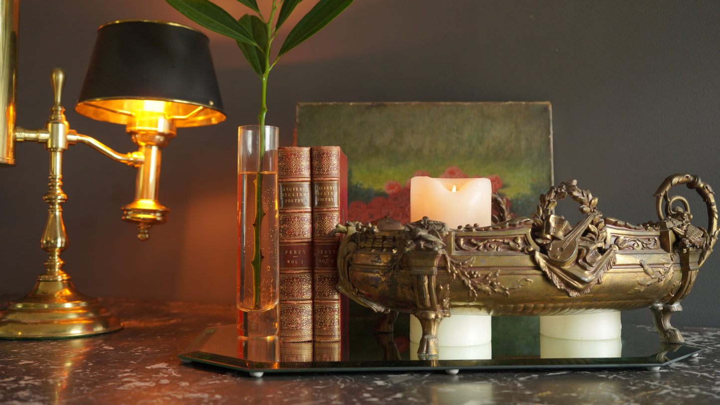 19th Century French Brass Plated Bronze Jardiniere