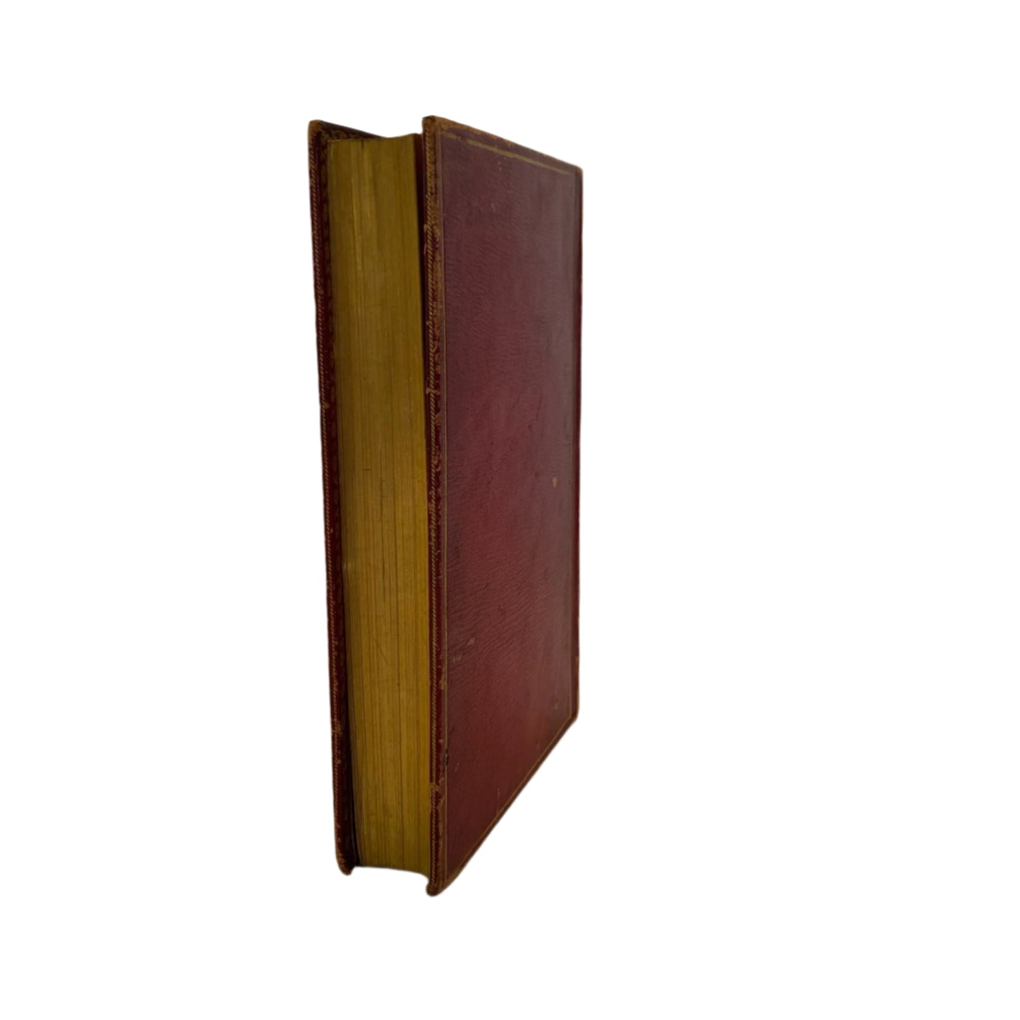 1834 "Scripture Biography" Religious Red Full Leather Book