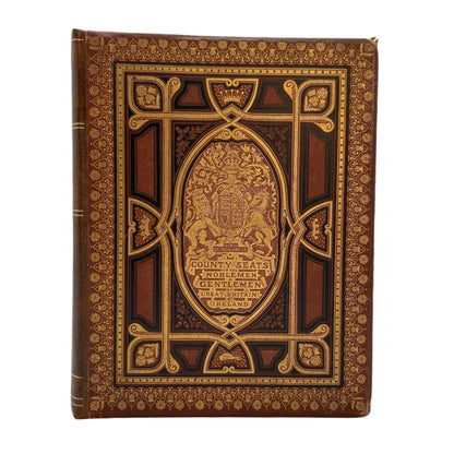 "County Seats of the Noblemen and Gentlemen of Great Britain and Ireland" Victorian Cloth Book