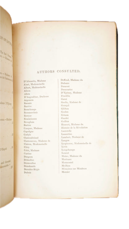 Julia Kavanagh Woman in France 1850 Antique Half-Leather Books Two Volumes