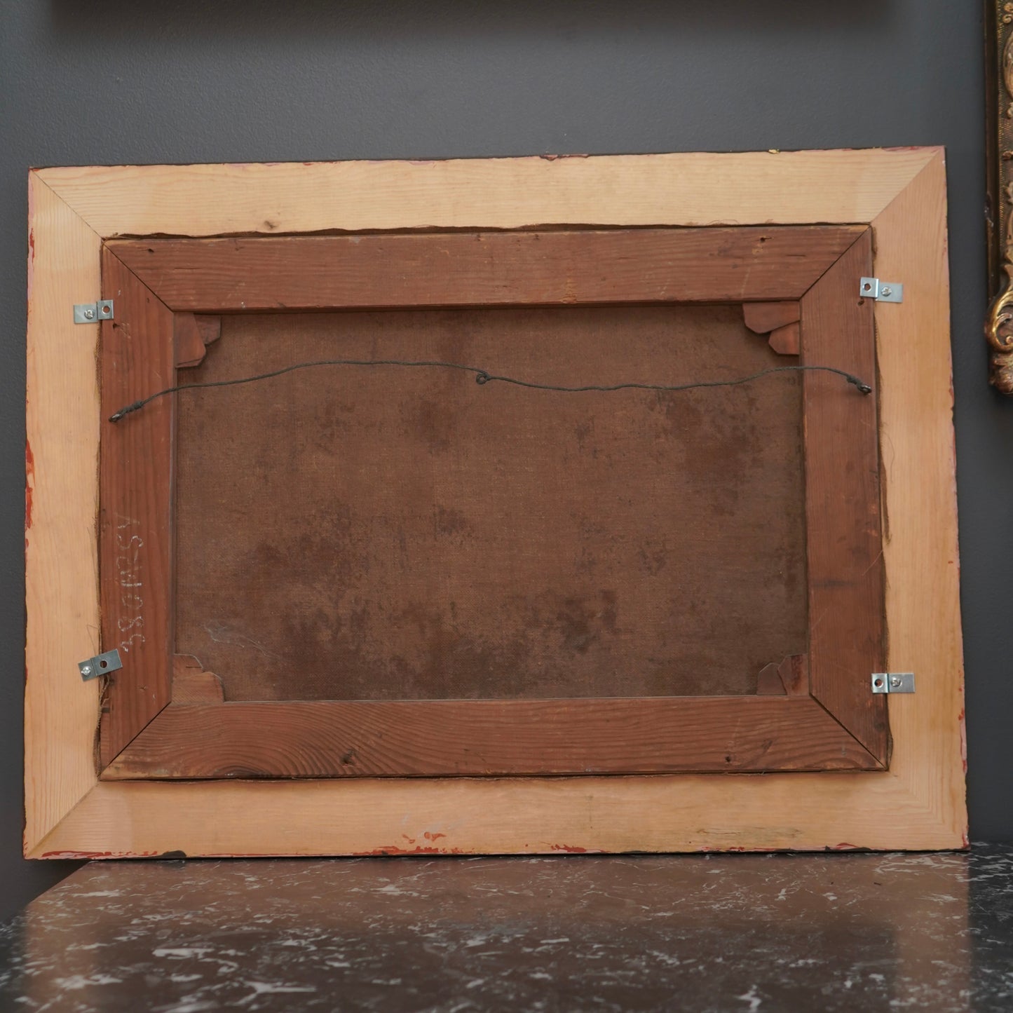 Antique 1905 Oil Painting Still Life with Fruit, Book & Earthenware Jar | Signed K.E.