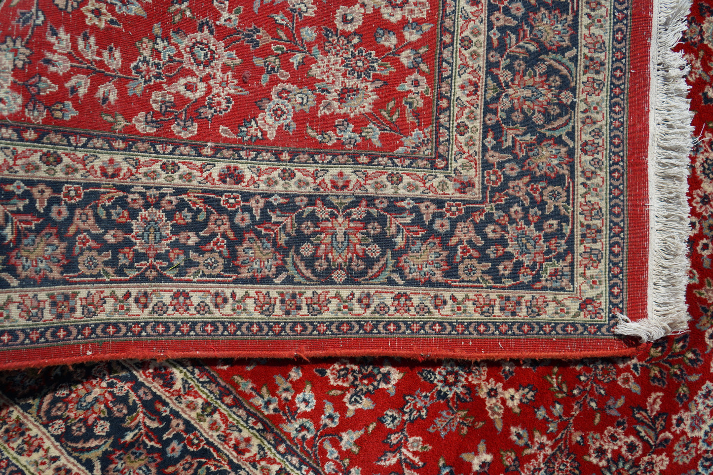Vintage Persian Kashan-style Area Rug