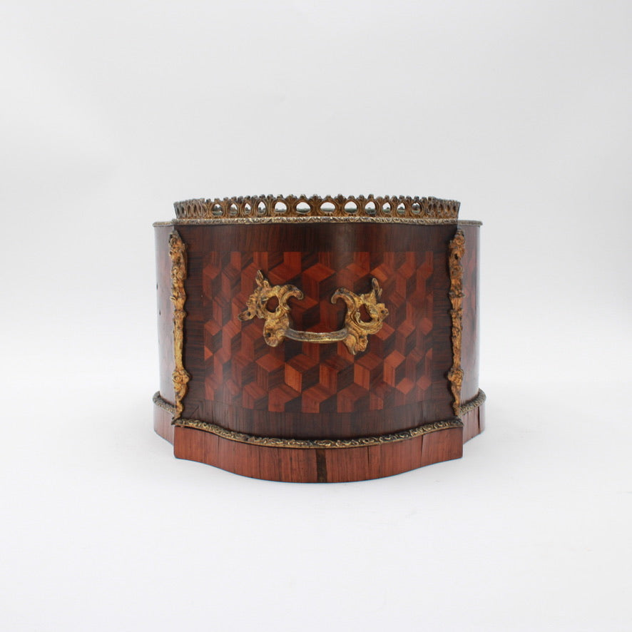 Napoleon III Marquetry & Ormolu Jardinière, Circa 1860–1880