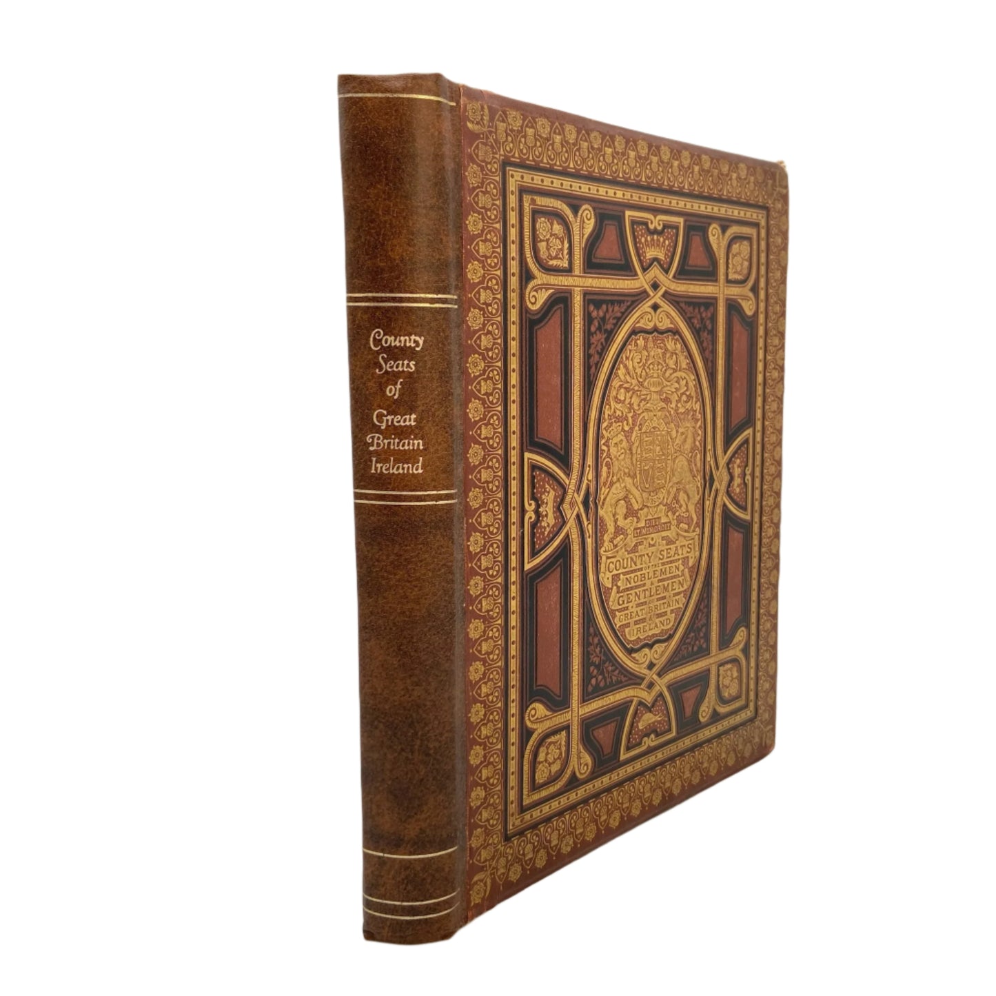 "County Seats of the Noblemen and Gentlemen of Great Britain and Ireland" Victorian Cloth Book