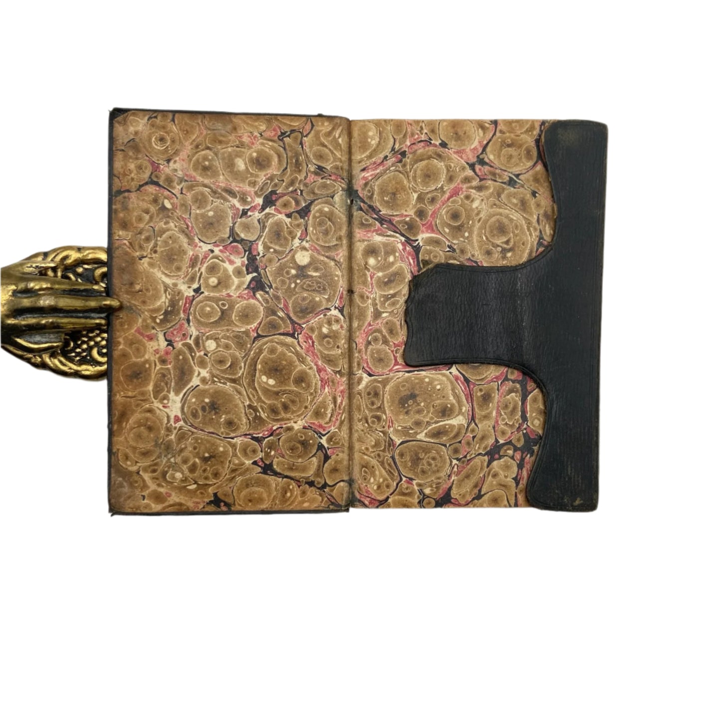 1819 "The Psalms of David" Black Leather Wallet Style Book