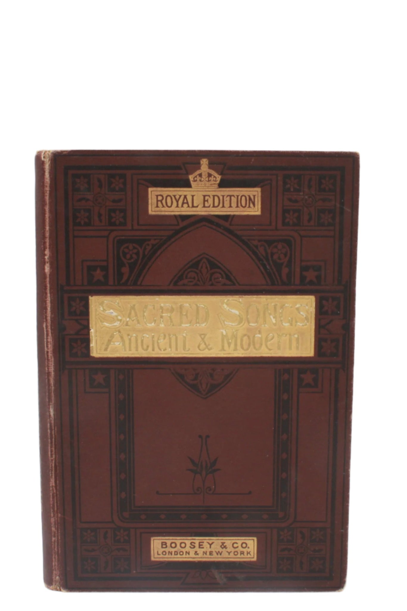 "Sacred Songs, Ancient and Modern" Purple Cloth Book