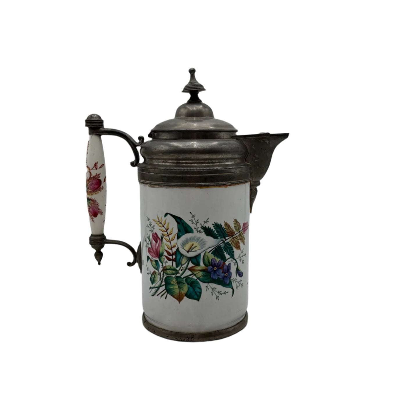 Victorian Porcelain Decorated Teapot