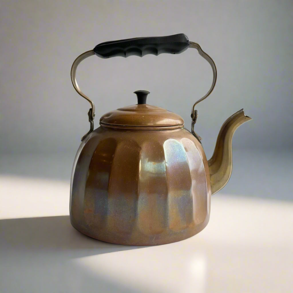 German Copper & Brass Tea Kettle