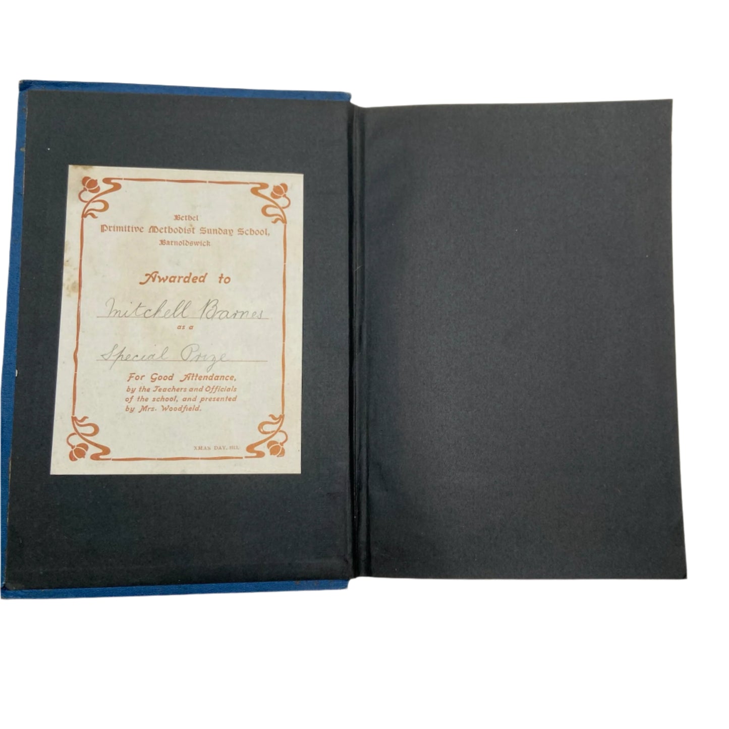 Antique "The Life of David Livingstone: The Great Missionary Explorer" Blue Cloth Book