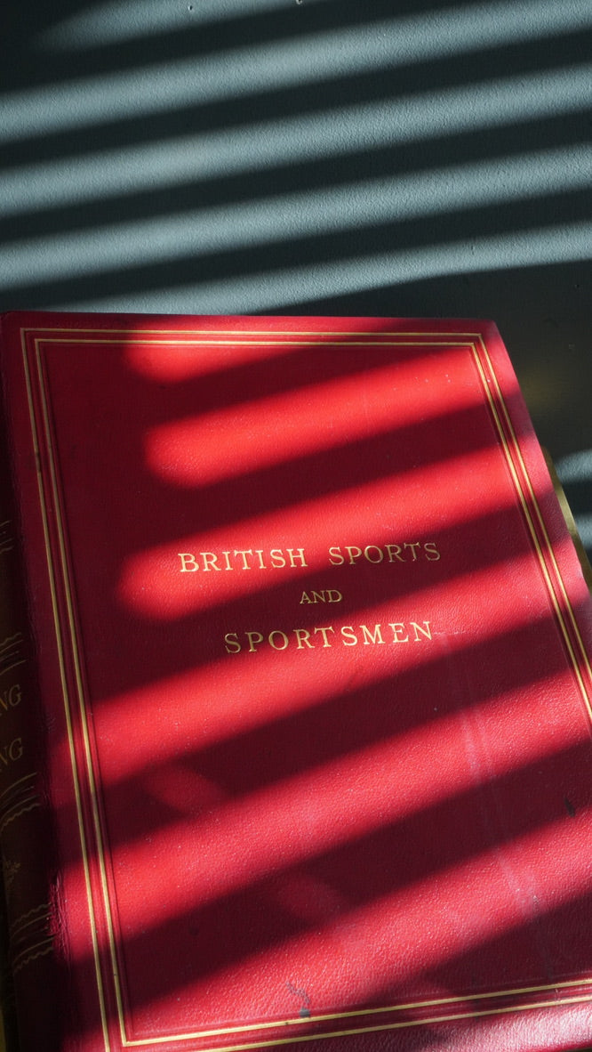 1916 “British Sports: Yachting and Rowing" XL Full Morocco Red Leather Book, First Edition