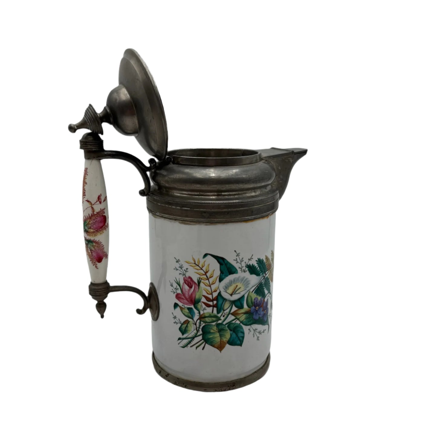 Victorian Porcelain Decorated Teapot