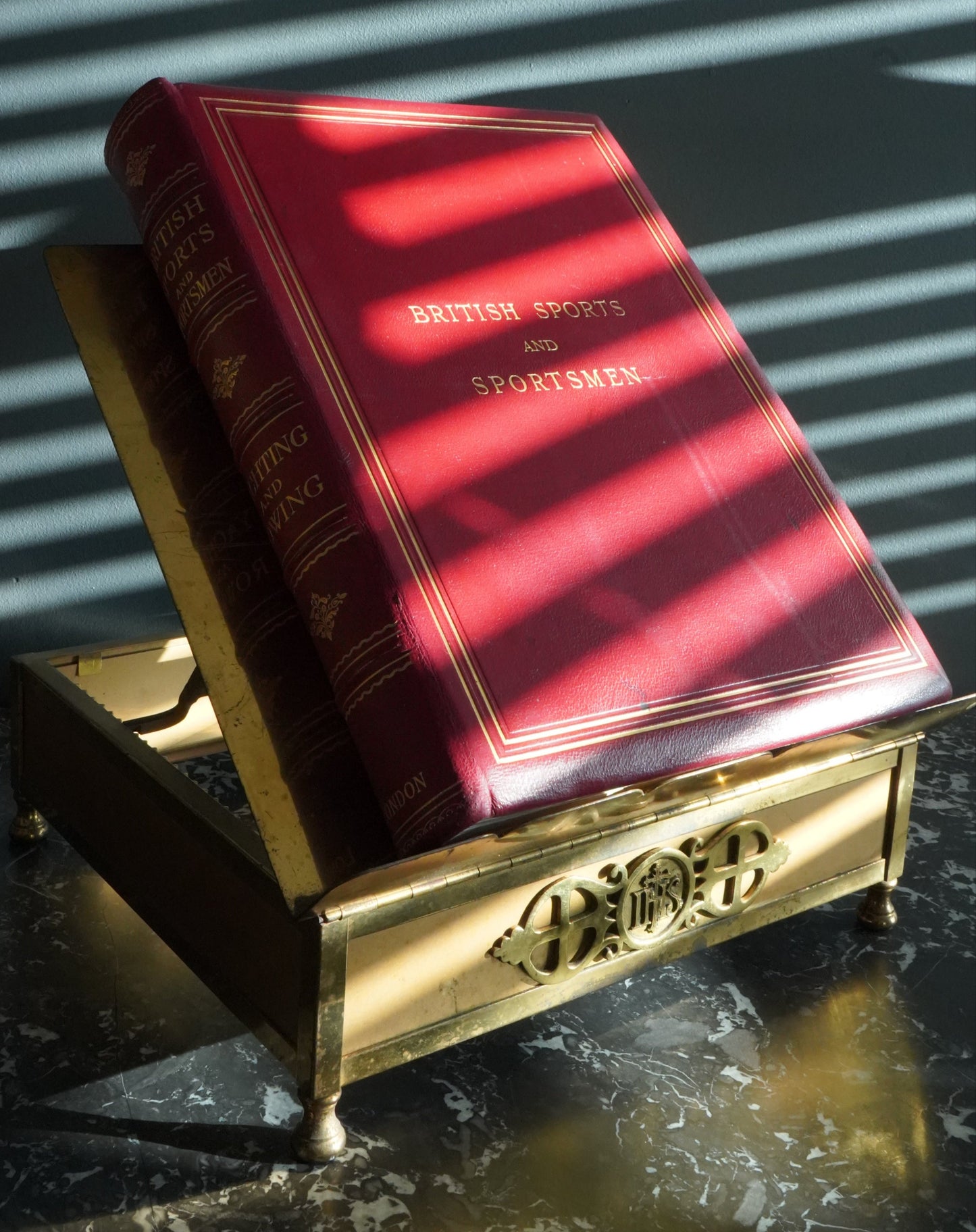 Antique Brass Adjustable Bible Book Stand