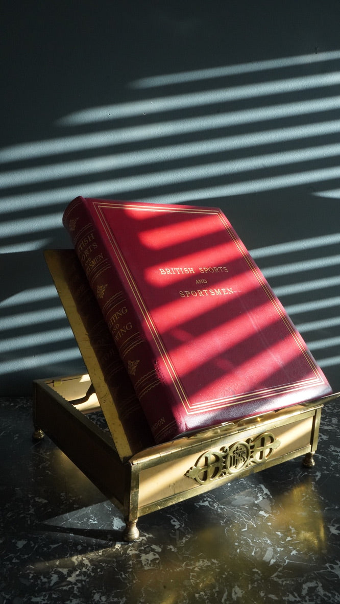 1916 “British Sports: Yachting and Rowing" XL Full Morocco Red Leather Book, First Edition