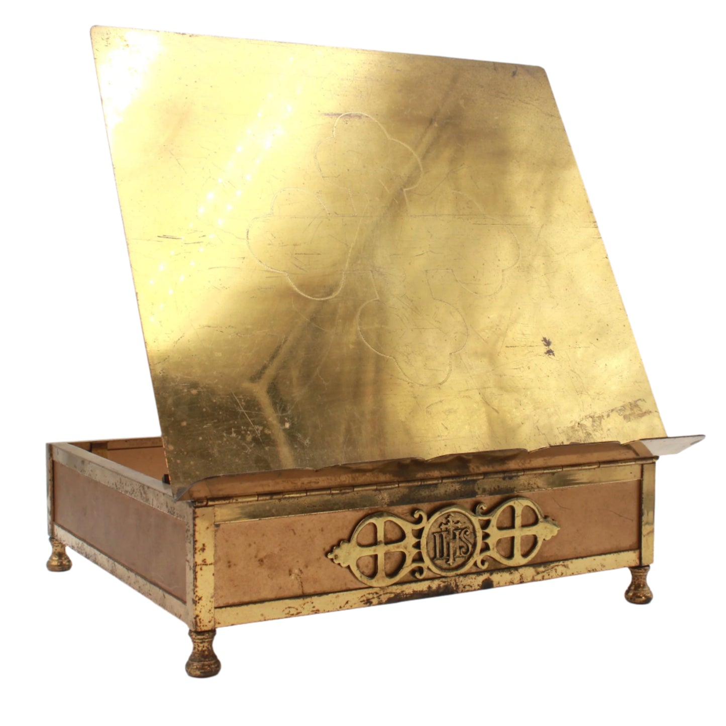 Antique Brass Adjustable Bible Book Stand