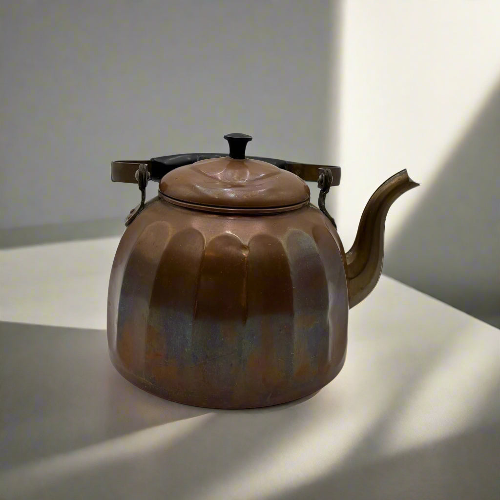 German Copper & Brass Tea Kettle