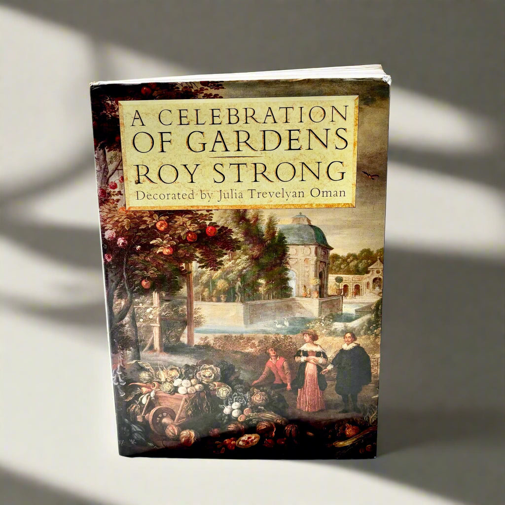 "A Celebration of Gardens" Coffee Table Book, Vintage Coffee Table Book