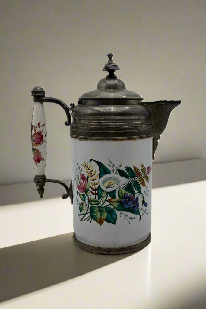 Victorian Porcelain Decorated Teapot