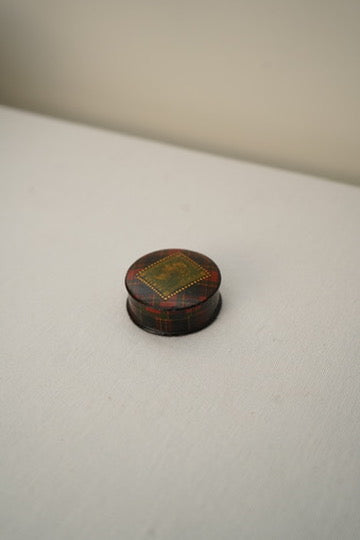 Victorian Scottish Tartanware Stamp Boxes with Queen Victoria Motifs, M'Lean