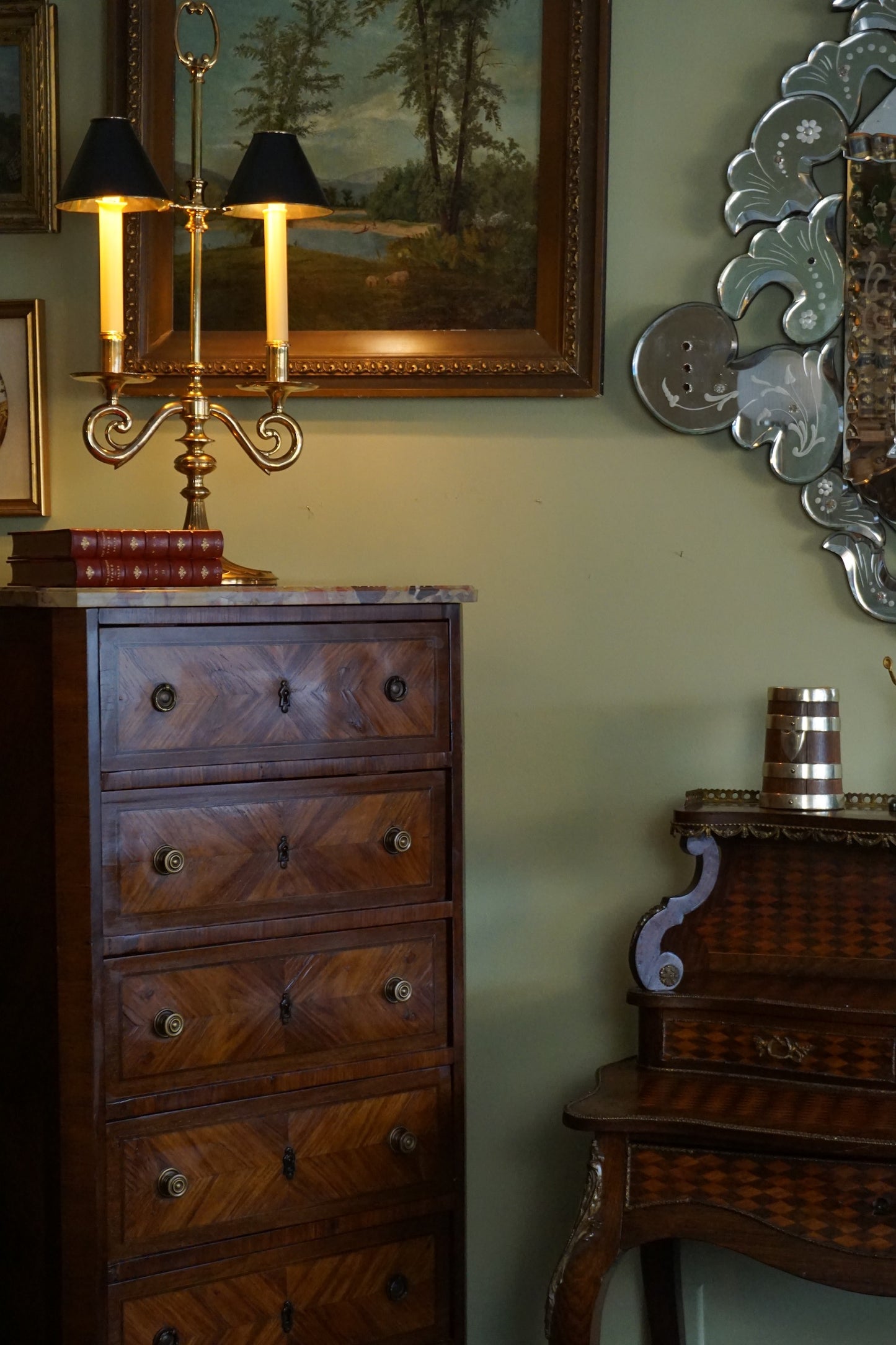 Antique French Louis XVI Lingerie Chest | French Chest of Drawers