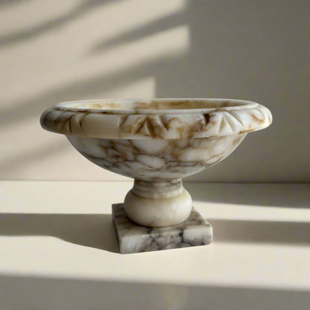 Alabaster Bird Bath