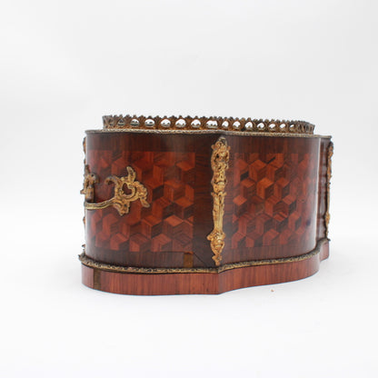 Napoleon III Marquetry & Ormolu Jardinière, Circa 1860–1880